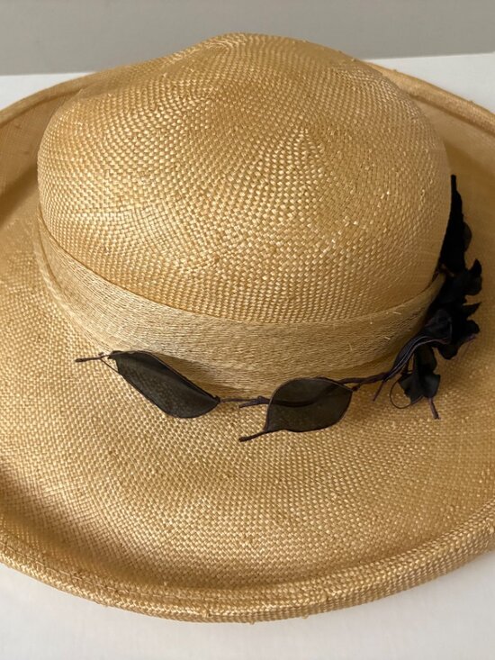 New with Box! Marina Killery Couture Straw Hat (Princess Diana\'s) Milliner main image 6